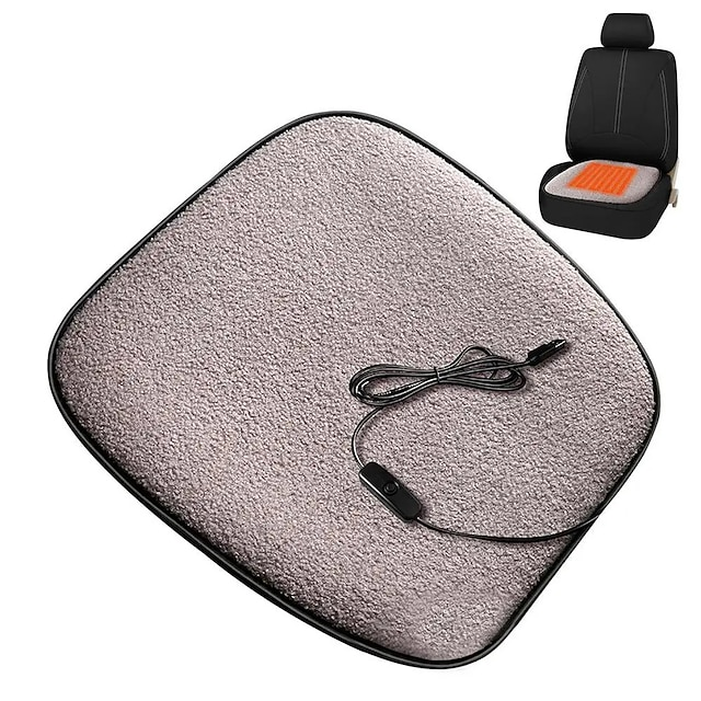 Car Heated USB Pad Electric Thermostat Heating Seat Cushion