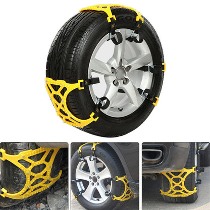 3PCS Car Tire Snow Chain Wheel Tyre Anti-skid Belt Safety Chain