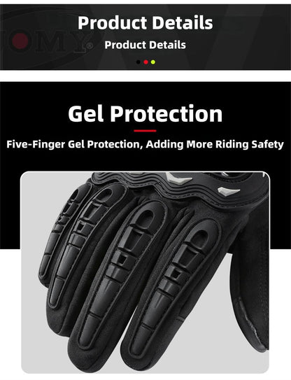 Motorcycle Skiing Winter Riding Warm Shockproof Slip-Resistant Gloves