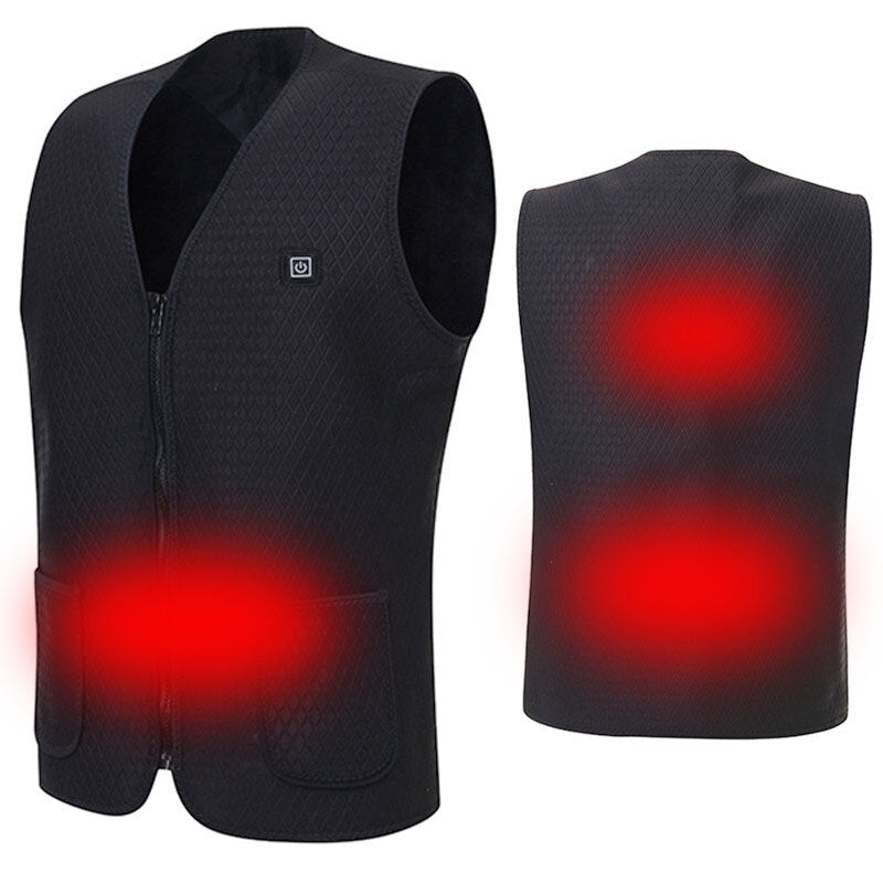 Electric USB Power Supply Warm Heated Vest Intelligent Heating Jacket Vest