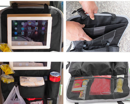 Auto Car Back Seat Organizer Holder Multi Pocket Travel Storage