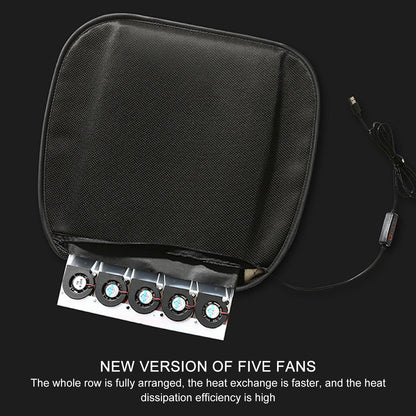 12V Cooling Car Seat Cushion Cover With Air Ventilated Fan Conditioned Cooler