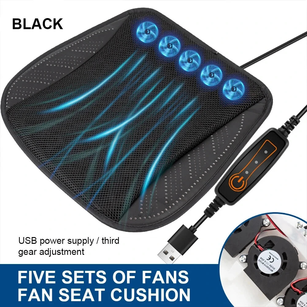 Car Ice Silk Summer Ventilation Cooling Pad Seat Cushion
