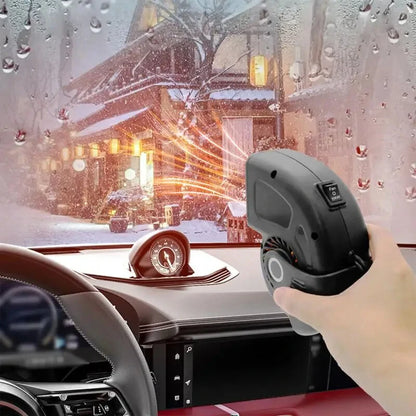 2 IN 1 Car Cooling Heating Dual-Purpose Portable Winter Warm Fan Defogger