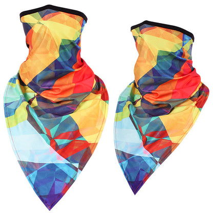 Motorcycle Sun-protection Ice Silk Breathable Pattern Summer Masks