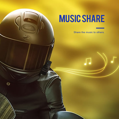 Motorcycle Helmet Intercom Bluetooth Headset Cycling Helmet With Music Distribution FM 2000M 8 Rider