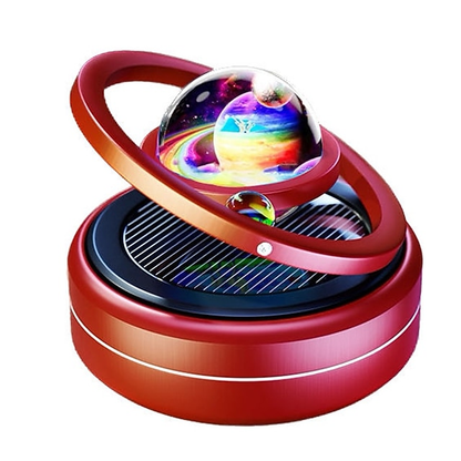 Car Solar Air Freshener Rotable Aromatherapy Diffuser Car Decoration