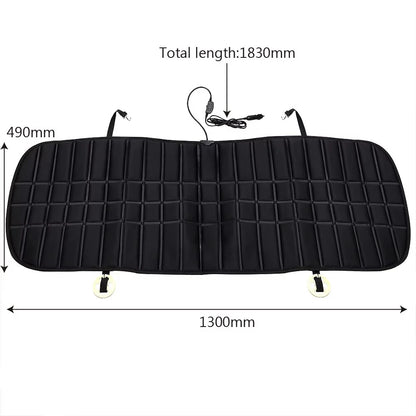 12V Car Auto Rear Seat Heated Cushion Heating Warmer Cushions Mat Electric Heating Pad