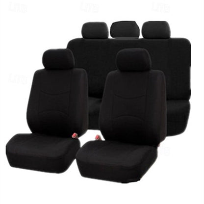 9 Pcs/set Universal Car Seat Covers Full Set Breathable Seat Protectors
