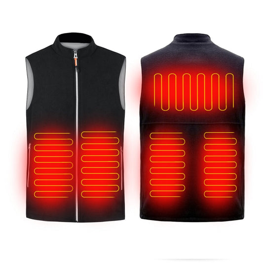 Electric Heated Vest USB Infrared Heating Jacket Winter Outdoor Thermal Clothing Waistcoat Warmer
