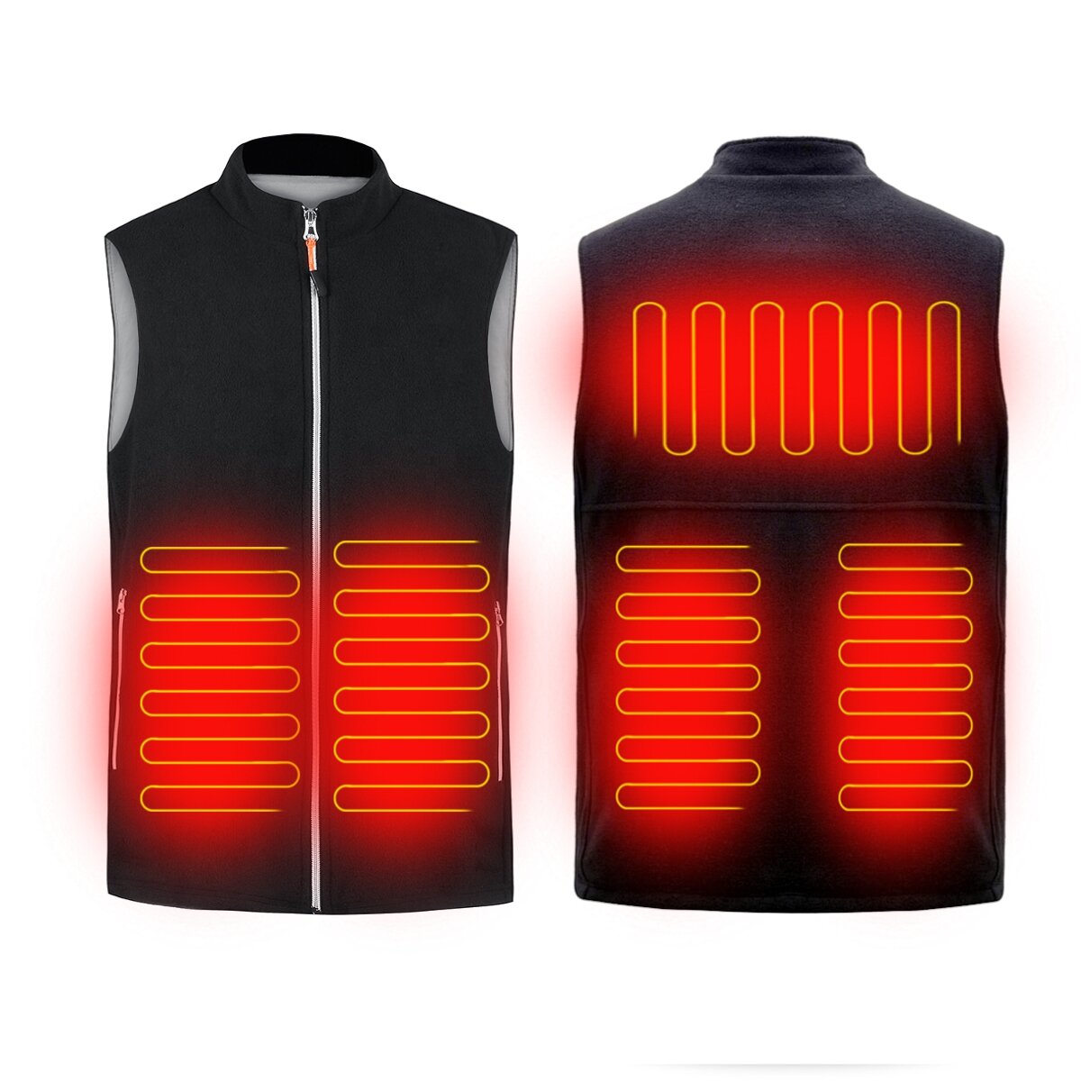 Electric Heated Vest USB Infrared Heating Jacket Winter Warmer Waistcoat