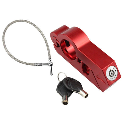 Motorcycle Handlebar Helmet Lock Aluminum Alloy Anti Theft Lock Safety Lock for Street Motor Scooters