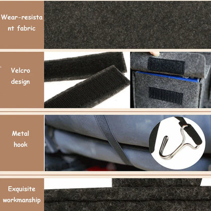 Car Back Seat Organizer Hanging Bag Paper Towel Phone Storage