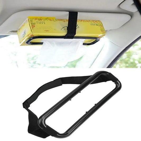 Car Holder Paper Napkin Box Portable Mount Organizer Hanging Tissue Box