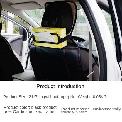 Car Holder Paper Napkin Box Portable Mount Organizer Hanging Tissue Box