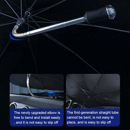Car Umbrella Sunshade Elbow Window Sunshade Sunscreen Heat Insulation