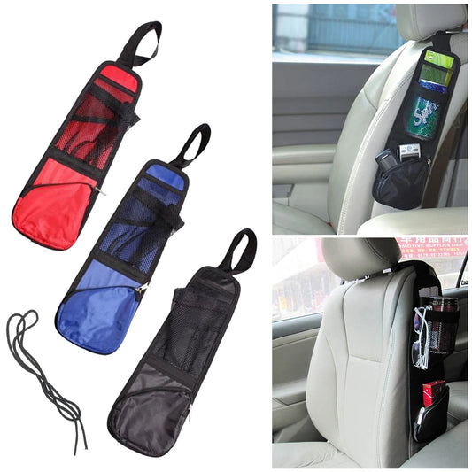 Car General Waterproof Fabric Seat Side Organizer Hanging Storage Bag