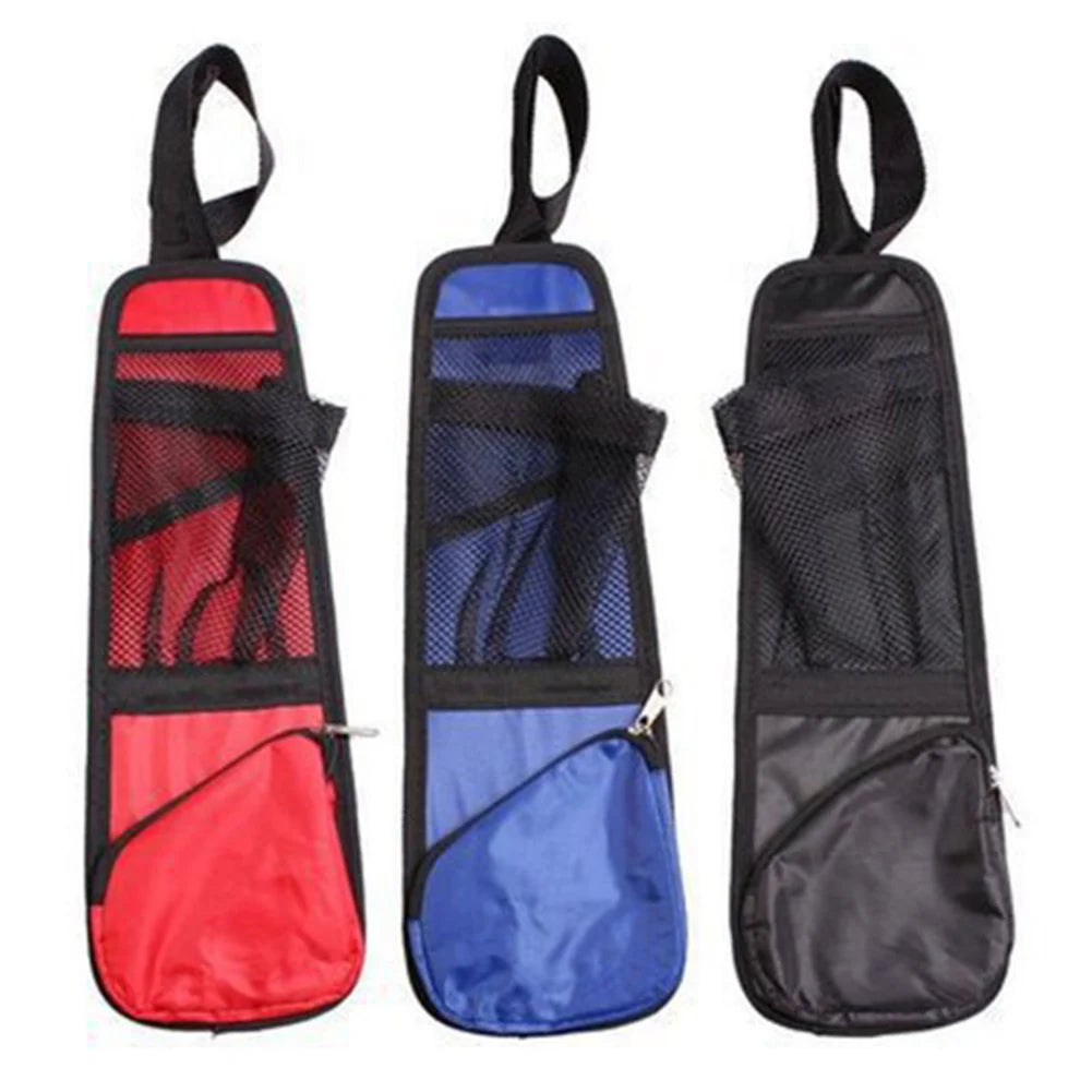 Car General Waterproof Fabric Seat Side Organizer Hanging Storage Bag