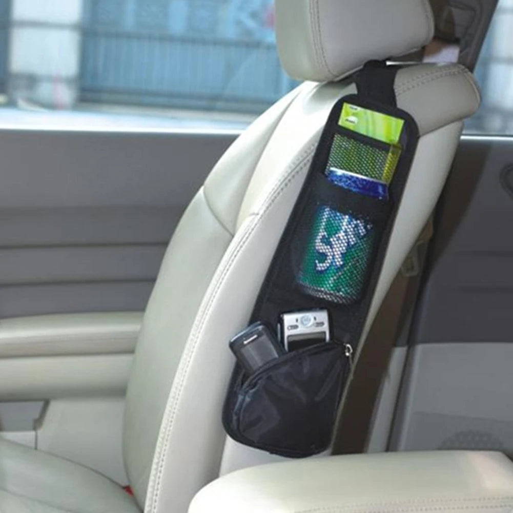Car General Waterproof Fabric Seat Side Organizer Hanging Storage Bag