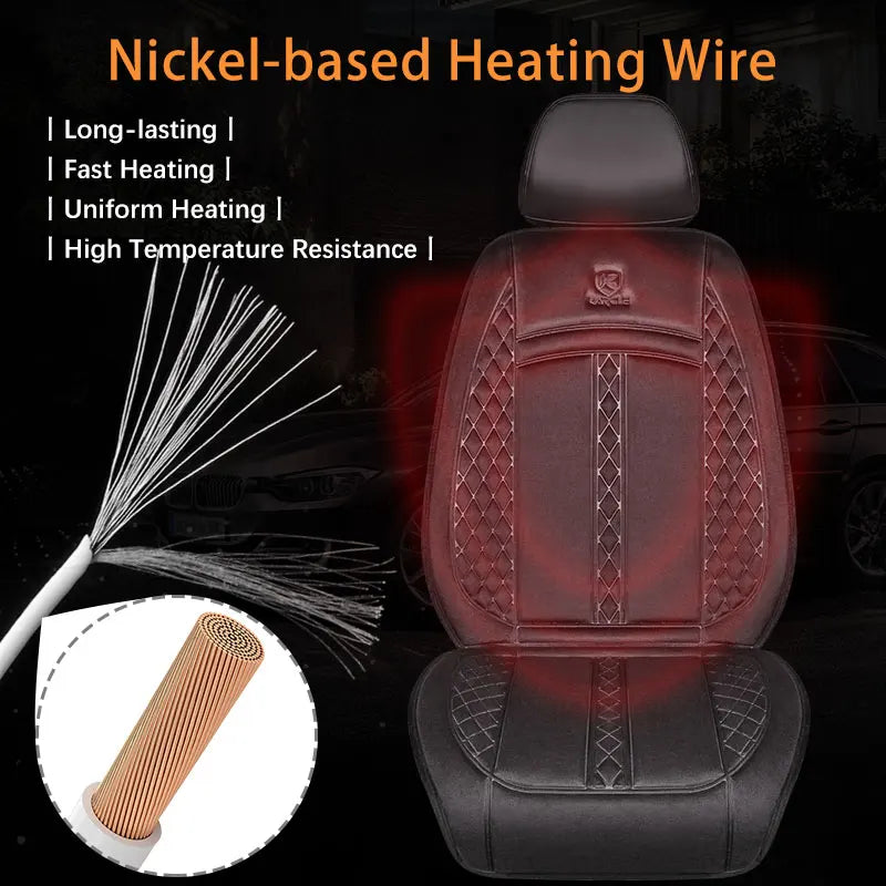 12V/24V Car Seat Heater 120CM Lengthen Heated Car Seat Cover  Warm Car Heating Mat