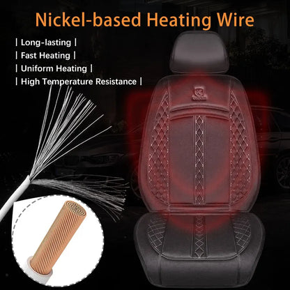 12V/24V Car Seat Heater 120CM Lengthen Heated Car Seat Cover  Warm Car Heating Mat