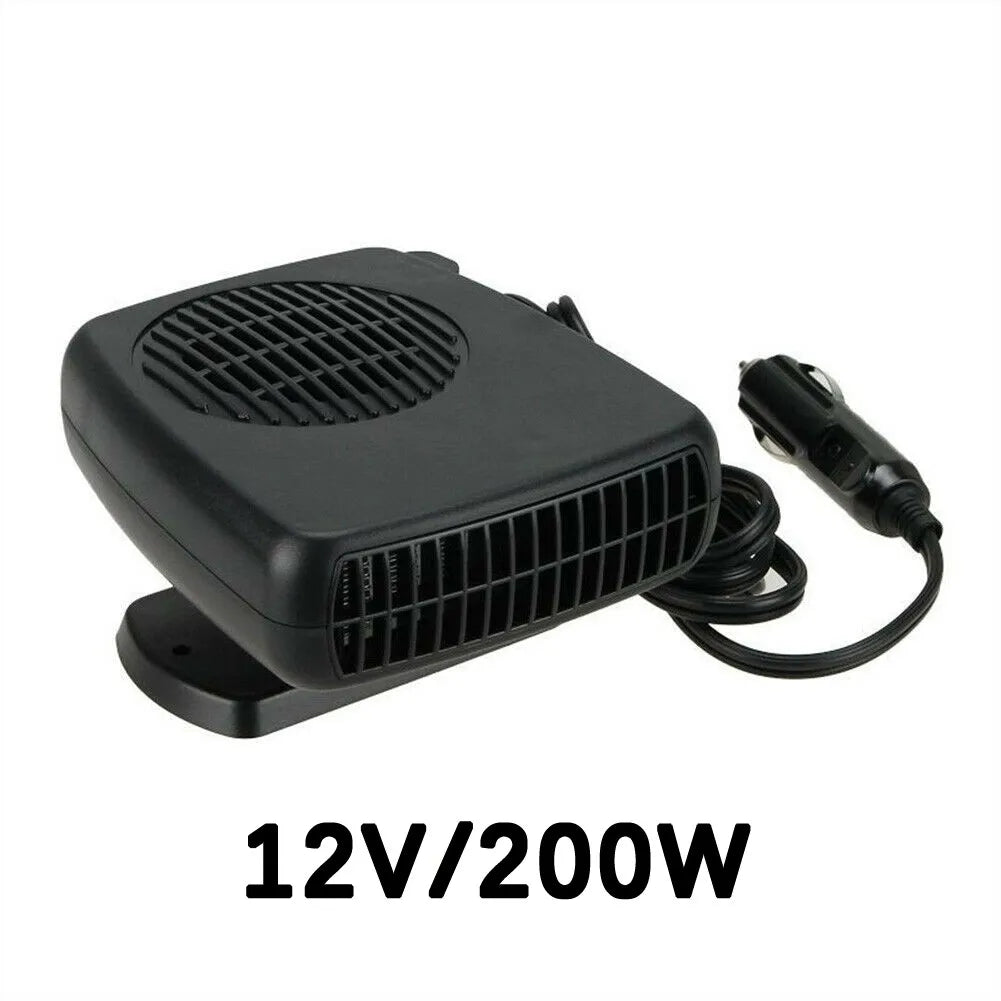 12/24V 200W Portable Auto Car Heater Defroste  ABS Heating Cooling Fan