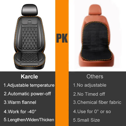 12/24v  Car Heated Seat Cover 30' Fast Heated Seat Protector Cushion