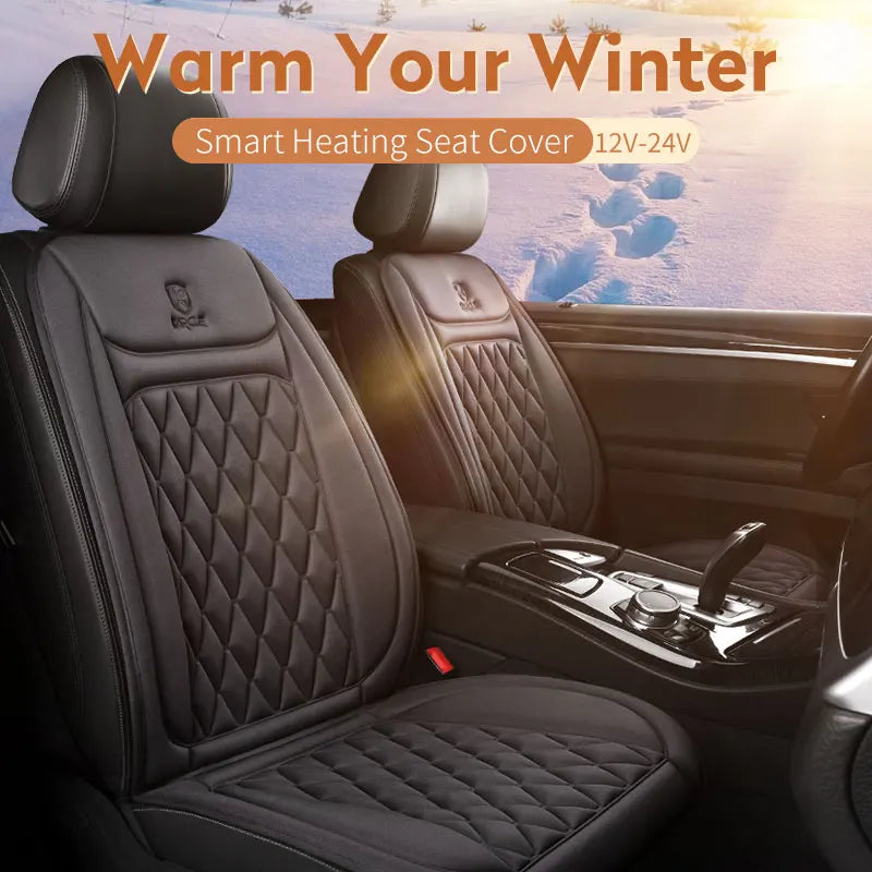 12/24v  Car Heated Seat Cover 30' Fast Heated Seat Protector Cushion