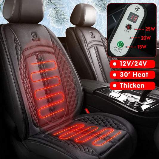 12V/24V Car Seat Heater 120CM Lengthen Heated Car Seat Cover  Warm Car Heating Mat