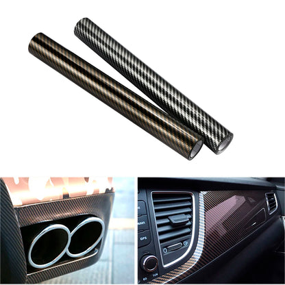 2D High Glossy Carbon Fiber Vinyl Wrap Film 10/30*100cm Automobiles Car