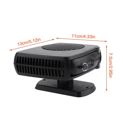 12/24V 200W Portable Auto Car Heater Defroste  ABS Heating Cooling Fan