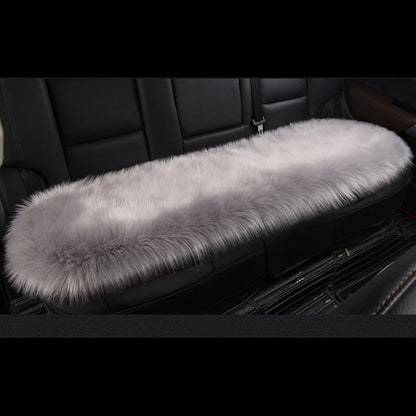 Artificial Wool Car Seat Cushion Winter Plush Auto Seat Cloak Universal Warm Car Seat Cover