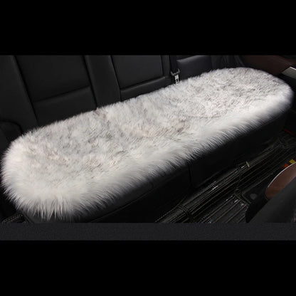 Artificial Wool Car Seat Cushion Winter Plush Auto Seat Cloak Universal Warm Car Seat Cover