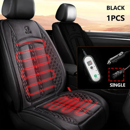 12V/24V Car Seat Heater 120CM Lengthen Heated Car Seat Cover  Warm Car Heating Mat