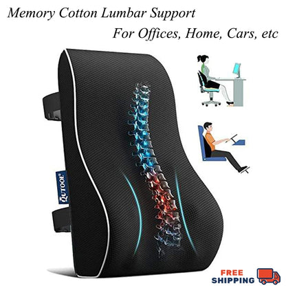 Car Memory Foam Lumbar Support Pillow Lumbar Cushion
