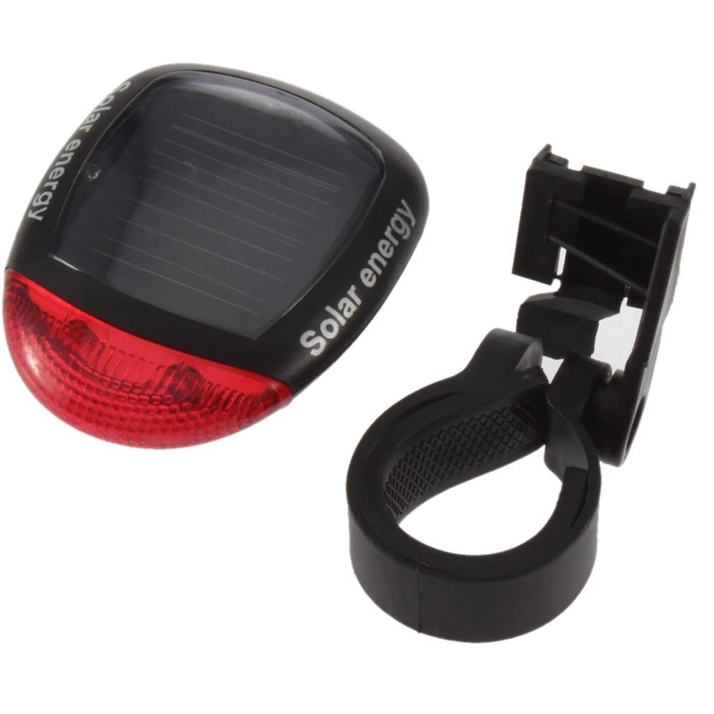 Mountain Bike Solar Taillight Charging Road Night Riding Flashing Frog Warning Light