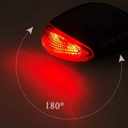 Mountain Bike Solar Taillight Charging Road Night Riding Flashing Frog Warning Light