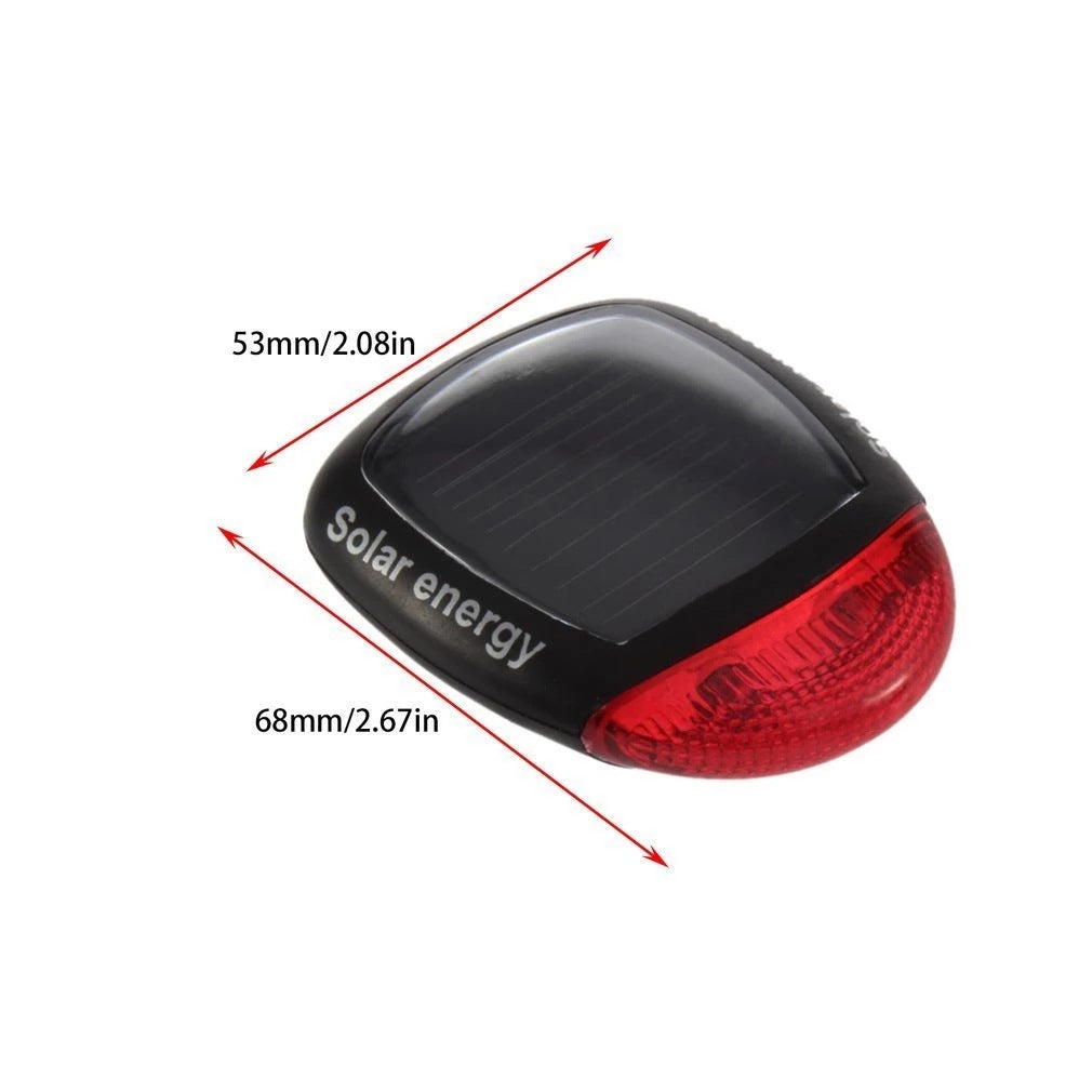 Mountain Bike Solar Taillight Charging Road Night Riding Flashing Frog Warning Light