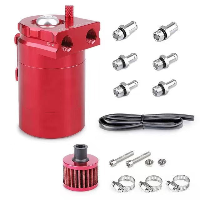 Car Modification Oil Pot with Air Filter Breathable Oil Flat Head