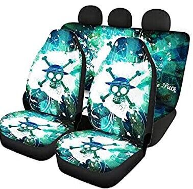 Car King Skull Print All-inclusive Seat Cushion Cover
