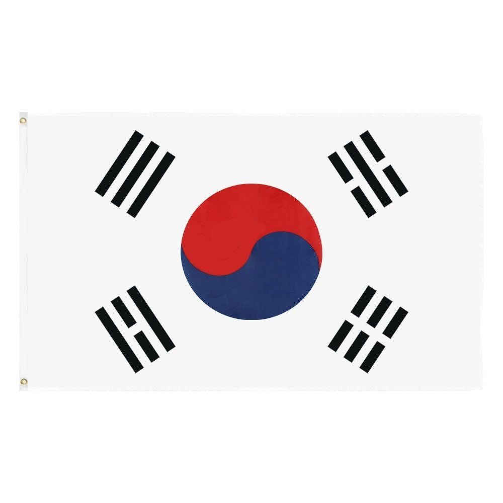 World Countries Polyester Flag Banner Home Decor 2 Pack