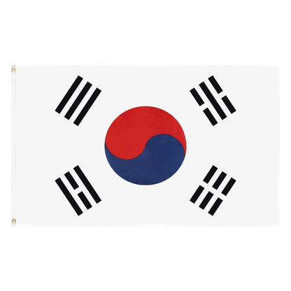 World Countries Polyester Flag Banner Home Decor 2 Pack