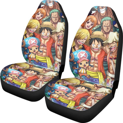 Car Animation Series Pirate King Luffy Seat Cushion 2 Pcs