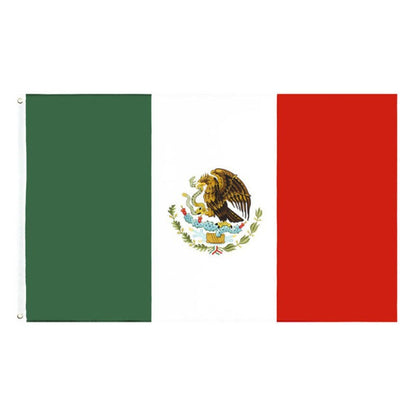 World Countries Polyester Flag Banner Home Decor 2 Pack