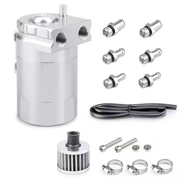 Car Modification Oil Pot with Air Filter Breathable Oil Flat Head