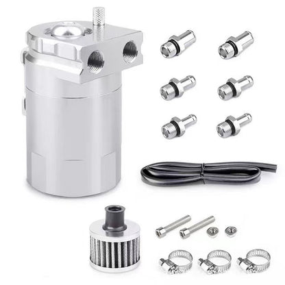 Car Modification Oil Pot with Air Filter Breathable Oil Flat Head