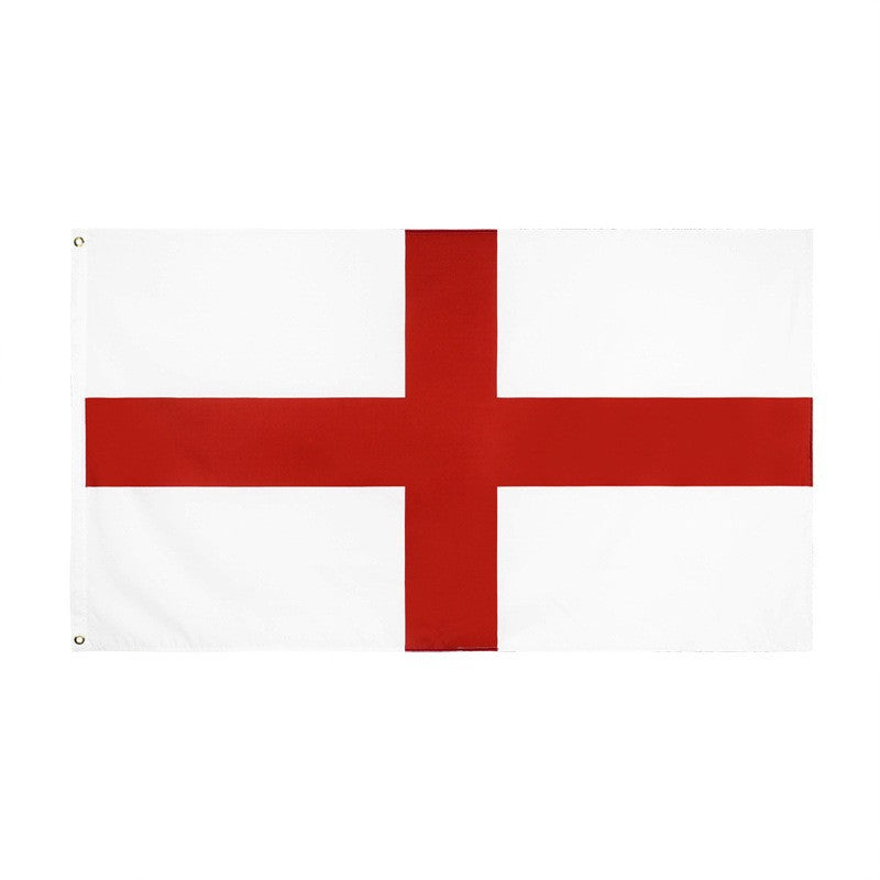 World Countries Polyester Flag Banner Home Decor 2 Pack