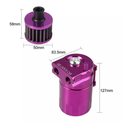 Car Modification Oil Pot with Air Filter Breathable Oil Flat Head