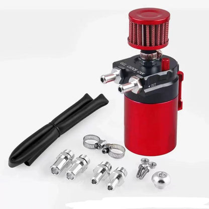 Car Modification Oil Pot with Air Filter Breathable Oil Flat Head