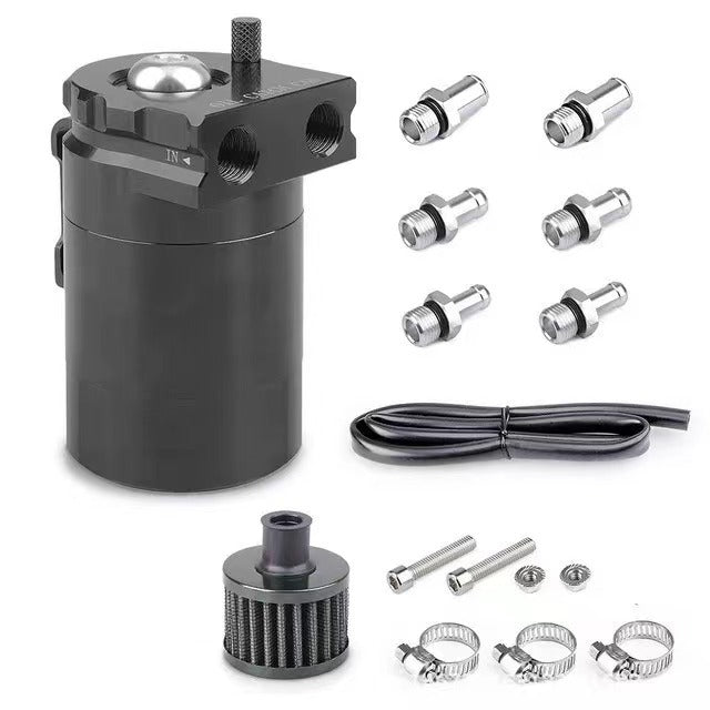 Car Modification Oil Pot with Air Filter Breathable Oil Flat Head